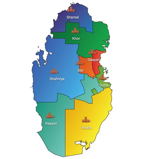 qatar all city name|Qatar: Municipalities, Zones, Cities, Localities .